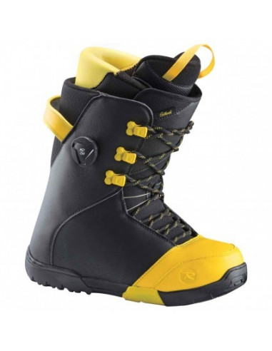 Boots de Snow Rossignol Cutback Hybrid Black Yellow 2019 Taille 27.5, 28.5 Mondopoint Snowboard