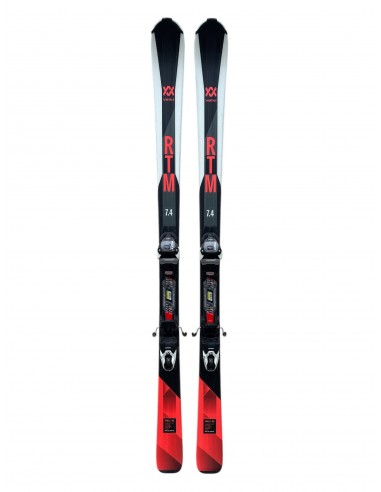 Ski Occasion Volkl RTM 7.4 White Red + Fix Marker FDT 10GW