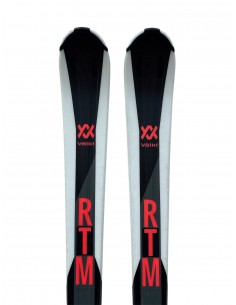 Ski Occasion Volkl RTM 7.4 White Red + Fix Marker FDT 10GW Ski occasion homme 2