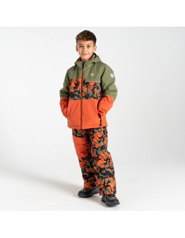 Veste de Ski Junior Neuve Dare 2B Traverse II Jkt Orange Rust Camo Vestes de ski garçon
