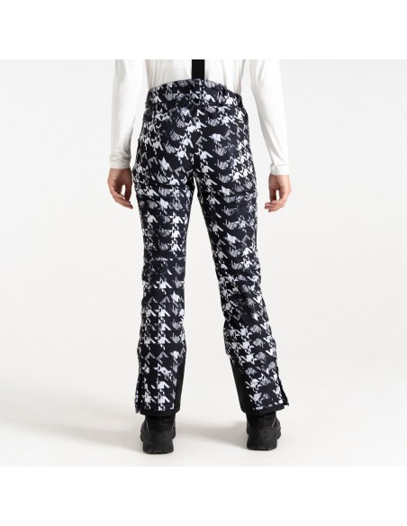 Pantalon de Ski Dare 2B Diminish Black Printed Pantalons de ski femme