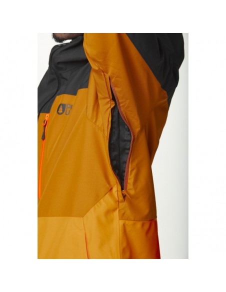 Veste de Ski Picture Object Jacket Black Honey Carrot Vestes de ski homme