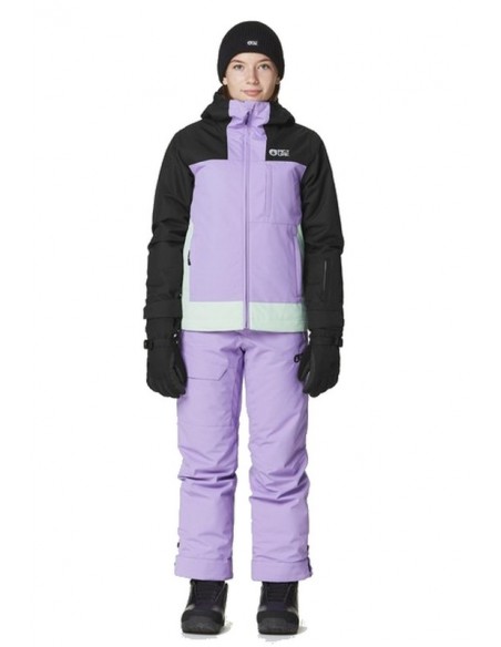 Pantalon de ski Junior Picture Time Pants Paisley Purple Pantalons de ski enfant