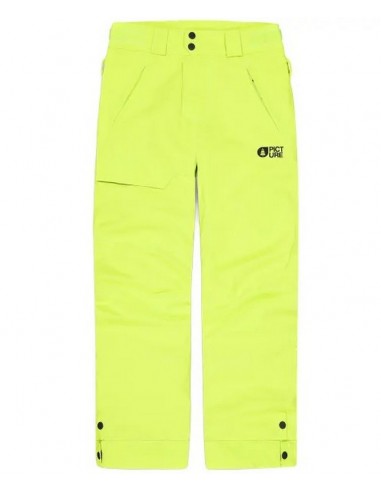 Pantalon de ski Junior Picture Time Pants Acid Lime Pantalons de ski enfant