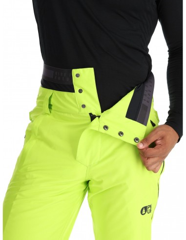 Pantalon de Ski Picture Object Acid Lime Pantalons de ski homme
