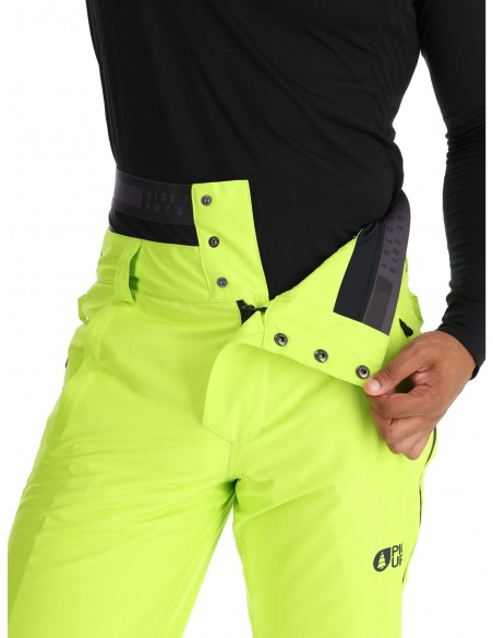 Pantalon de Ski Picture Object Acid Lime Pantalons de ski homme