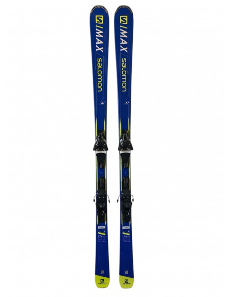 Ski Occasion Salomon S max X7 + Fix Salomon Z11 GW Ski occasion homme