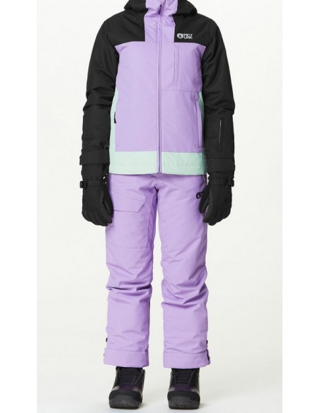 Veste de ski Picture Seady Jacket Black Paisley Purple Vestes de ski fille
