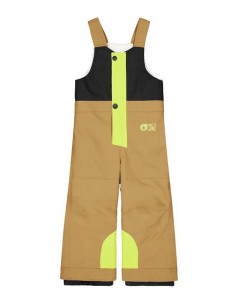 Salopette de Neige Picture Snowy Bib Brown Sugar Black Pantalons de ski enfant