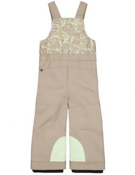 Salopette de Neige Picture Snowy Bib Roebuck Textury Print Pantalons de ski enfant