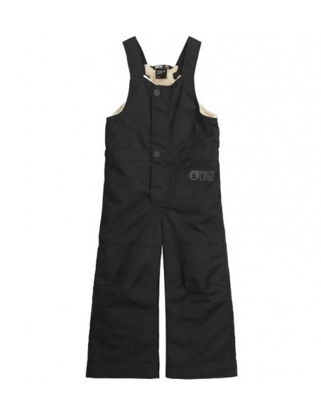 Salopette de Neige Picture Snowy Bib Black Pantalons de ski enfant