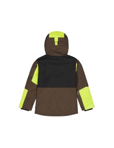 Veste de ski Picture Stony Jkt Chicory Coffee Acid Lime Vestes de ski garçon 2