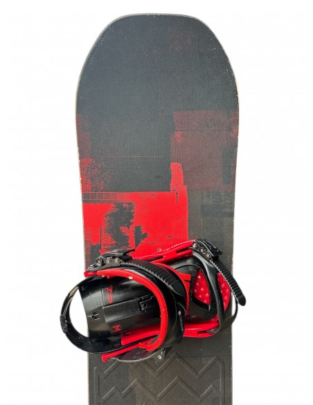 Pack Snowboard Test Burton RTL RED + Fix Burton Taille M Snowboard occasion