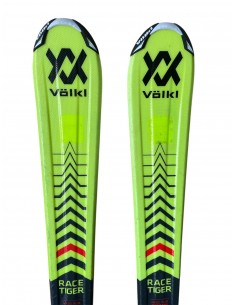 Ski Occasion Volkl Racetiger Yellow Junior + Fix marker Ski junior occasion 2