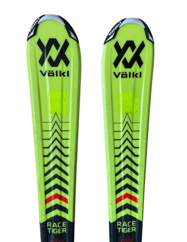 Ski Occasion Volkl Racetiger Yellow Junior + Fix marker Ski junior occasion