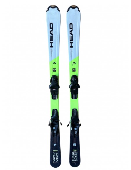 Ski Junior Occasion SuperShape Team Jaune + Fix Tyrolia Ski junior occasion