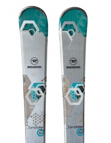 Ski Occasion Rossignol Temptation 80S + Fix Ski occasion femme