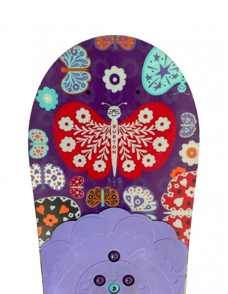 Snowboard Burton Chicklet Papillon sans fix Junior Snowboard junior occasion