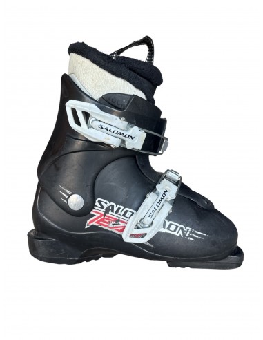 Chaussures de ski Occasions Salomon Team 2 Black Red Chaussures ski junior occasion