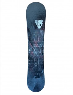 Snowboard Burton Ltr Grey Occasion Nu sans fix Taille 157cm Wide Snowboard occasion