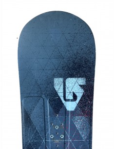 Snowboard Burton Ltr Grey Occasion Nu sans fix Taille 157cm Wide Snowboard occasion 2