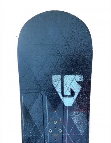 Snowboard Burton Ltr Grey Occasion Nu sans fix Taille 157cm Wide Snowboard occasion