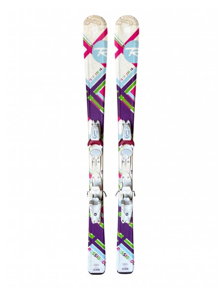 Ski Occasion Rossignol Fun Girl Nouveau Junior + Fix Ski junior occasion