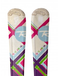 Ski Occasion Rossignol Fun Girl Nouveau Junior + Fix Ski junior occasion 2