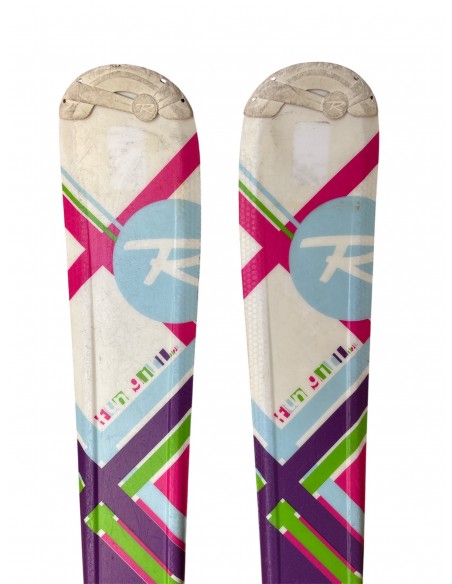 Ski Occasion Rossignol Fun Girl Nouveau Junior + Fix Ski junior occasion