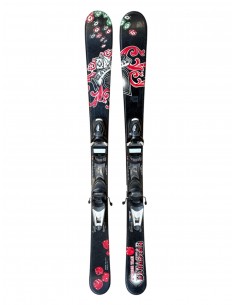 Ski Occasion Dynastar 6th sense black + Fix Ski junior occasion