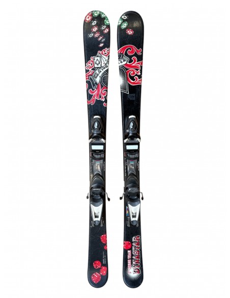 Ski Occasion Dynastar 6th sense black + Fix Ski junior occasion