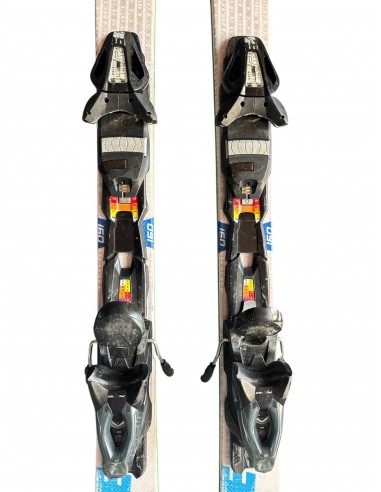 Ski Occasion Fischer Motive XTR Blanc Vert Bleu + Fix Ski occasion homme