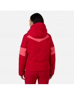 Veste de ski Femme Rossignol Wispile jkt Ruby Red Vestes de ski femme 2
