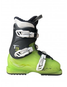 Chaussures de ski Junior Salomon Team 2 et 3 Black Green Taille de 18 à 26 Mondopoint Chaussures ski junior occasion 2