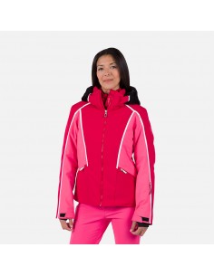 Veste de ski Femme Rossignol W Saluver Ruby Red Vestes de ski femme