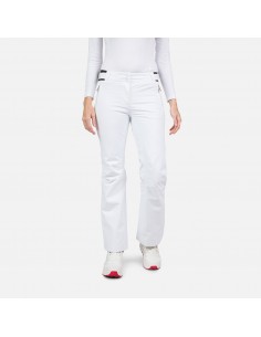 Pantalon de Ski Femme Rossignol W Ski Pant Blanc Pantalons de ski femme