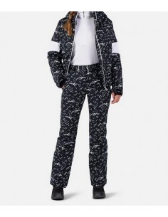 Pantalon de ski Femme Rossignol W Staci Pant Black Pantalons de ski femme