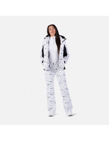 Pantalon de ski Femme Rossignol W Staci Pant White Pantalons de ski femme