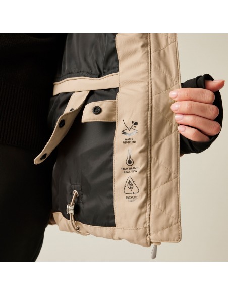 Veste de ski Femme Dare 2B Glamorize VI Jacket Warm Taupe Vestes de ski femme