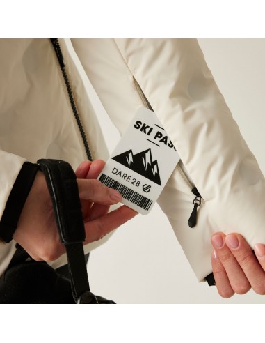 Veste de ski Femme Dare 2B Enfold Jacket Egret Vestes de ski femme