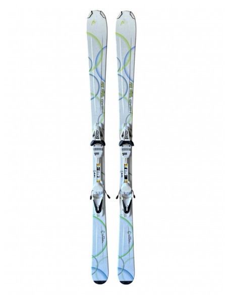 Ski Occasion Mya Air Green + Fix Ski occasion femme