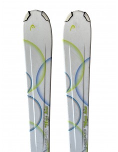 Ski Occasion Mya Air Green + Fix Ski occasion femme 2