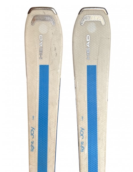 Ski Occasion Head Light Joy Bleu + Fix Ski petits budgets