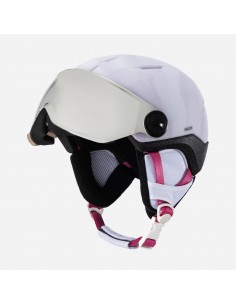 Casque de ski Rossignol Whoopee Visor Impacts White 2026 Casques de ski avec visière 2