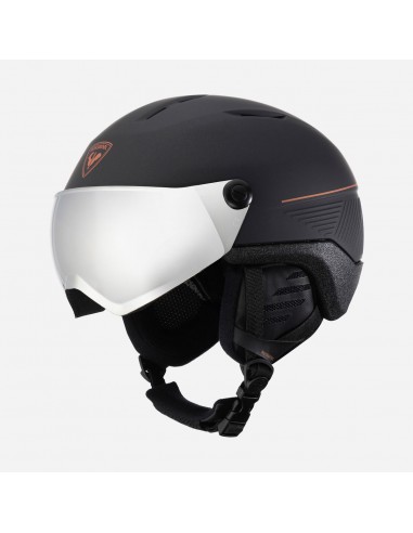 Casque de ski Rossignol Fit Visor IMPACTS à visière photochromique Noir 2026 Casques de ski avec visière