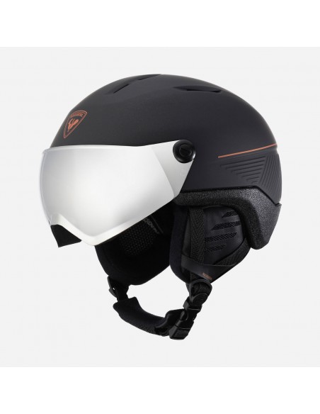 Casque de ski Rossignol Fit Visor IMPACTS à visière photochromique Noir 2026 Casques de ski avec visière
