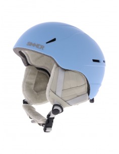 casque de ski bleu