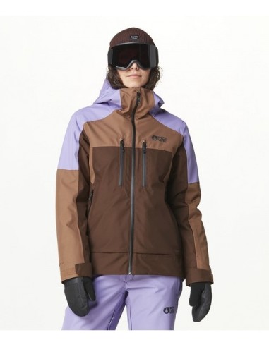 picture exa jacket paisley cocoa chicory