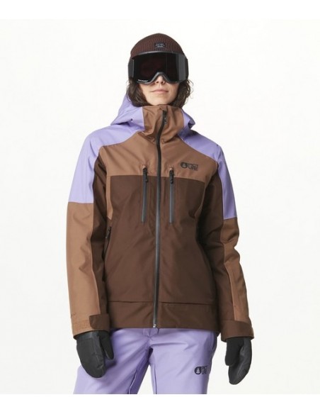 picture exa jacket paisley cocoa chicory