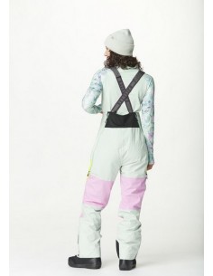 pantalon de ski picture elwy bib silt green orchid acid 2